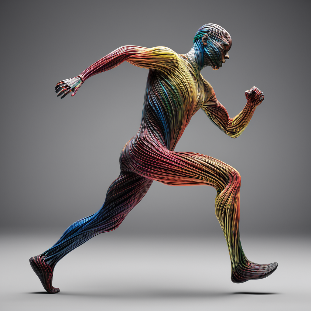 09303-3609898878-_lora_xs_3_0.3_,xians,A man, made up of colored lines, is running, rendered lifelike, on a black background.png